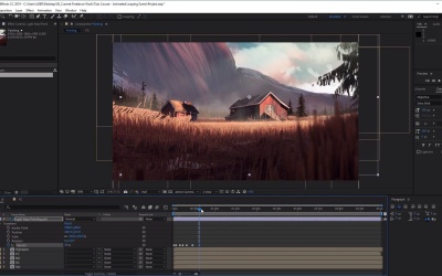 How to Animate a Landscape Painting in Adobe After Effects - How to ...