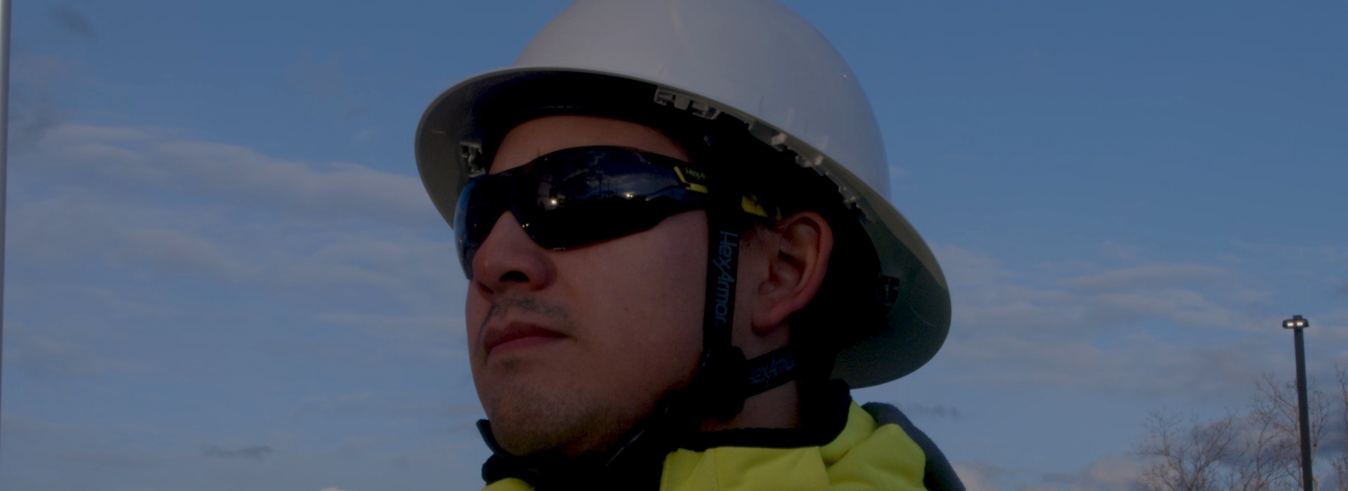 HERNEON ハット Ceros XP300A - Full Brim Safety Helmet with Chin Strap