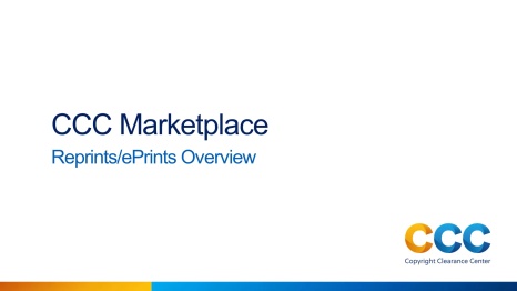 Reprints/ePrints Overview