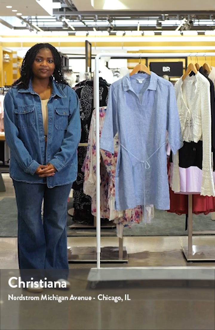 Tommy Bahama Two Palms Linen Shirtdress (Women) | Nordstromrack