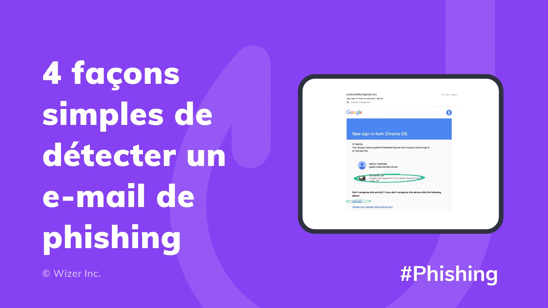 4 façons simples de détecter un e-mail de phishing