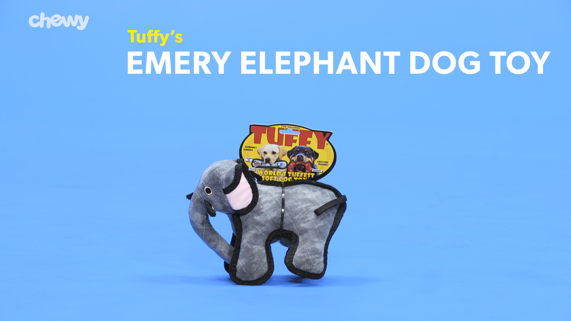 tuffy elephant dog toy