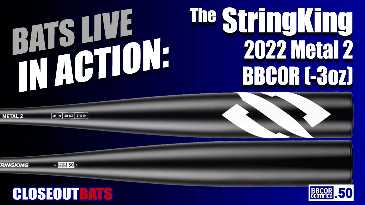StringKing Metal 2 2-5/8 BBCOR Bat 5538 -3oz (2022)