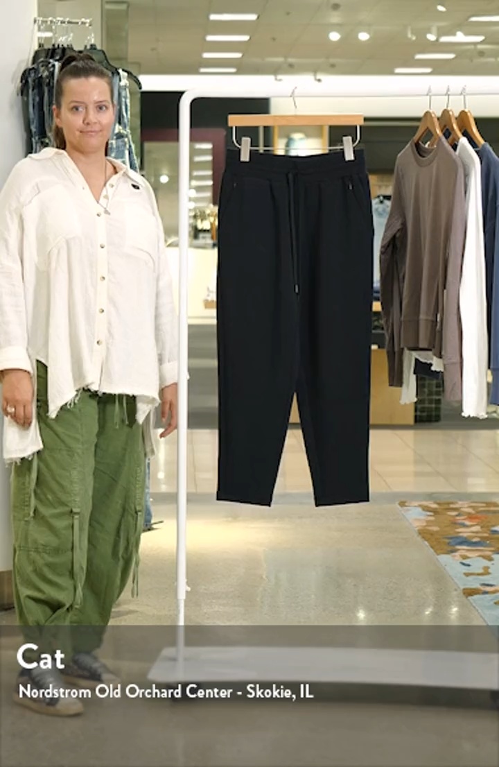 Zella Soft Modal Blend Scuba Liftoff Drawstring Ankle Pants