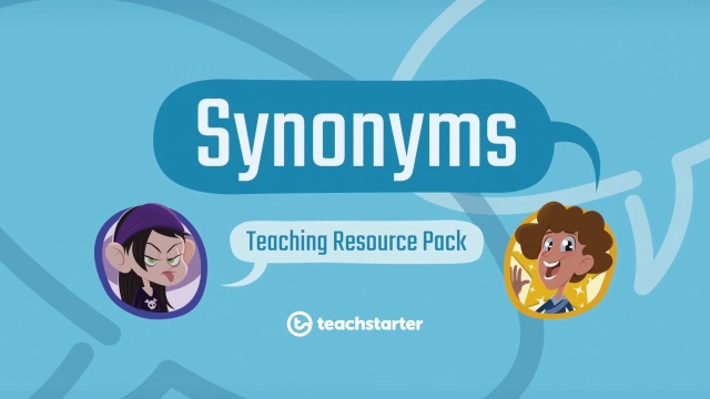 Teaching Synonyms In The Classroom The Must Have Synonym Poster Collection Teaching Synonyms In The Classroom The Must Have Synonym Poster Collection