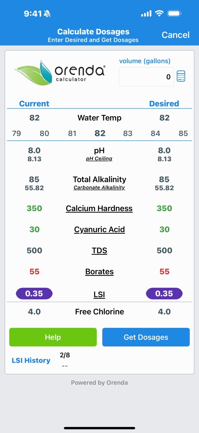 Use the LSI and Dosage Calculator (App)