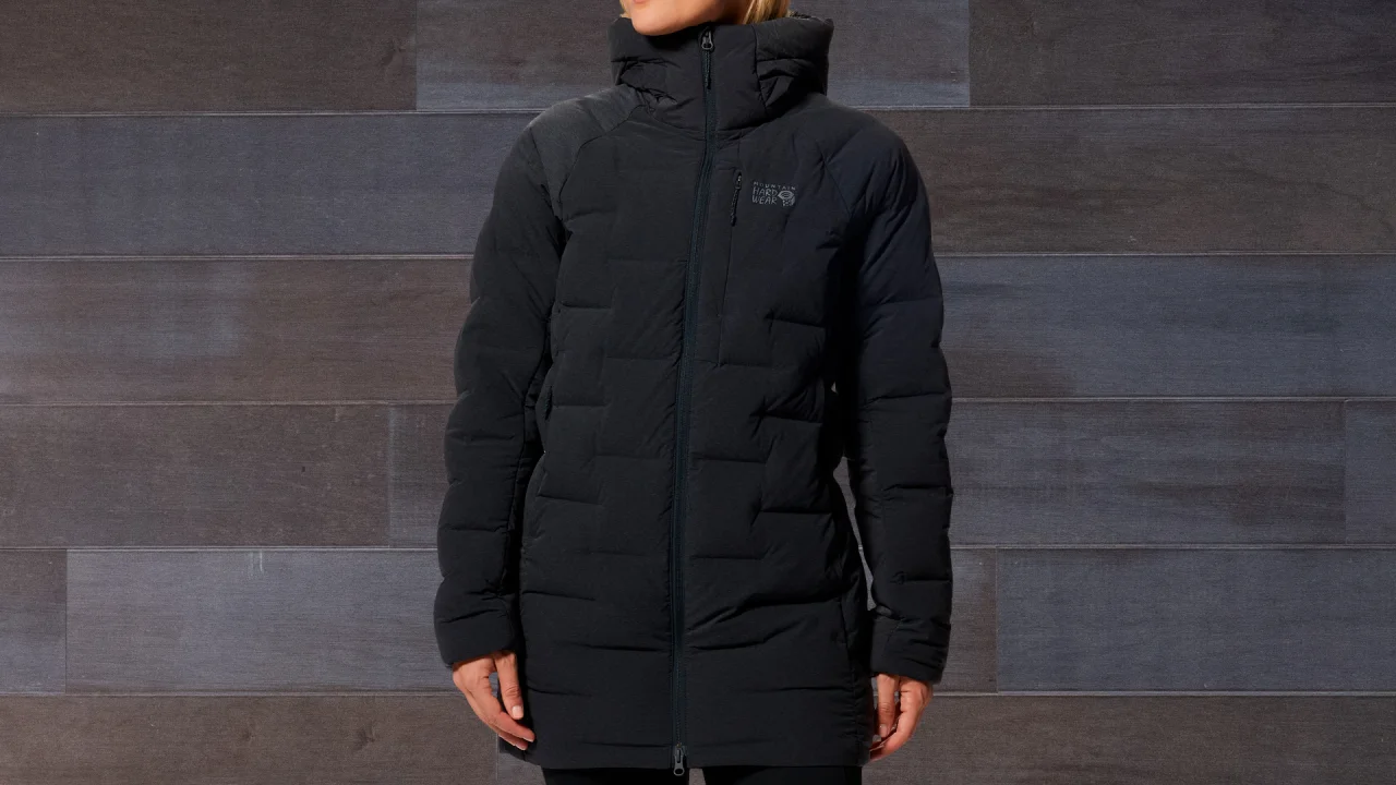 Felpa con cappuccio Mountain Hardwear Deloro Down Full Zip donna