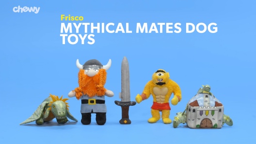 Frisco Mythical Mates Hide and Seek Plush Castle Puzzle Dog Toy