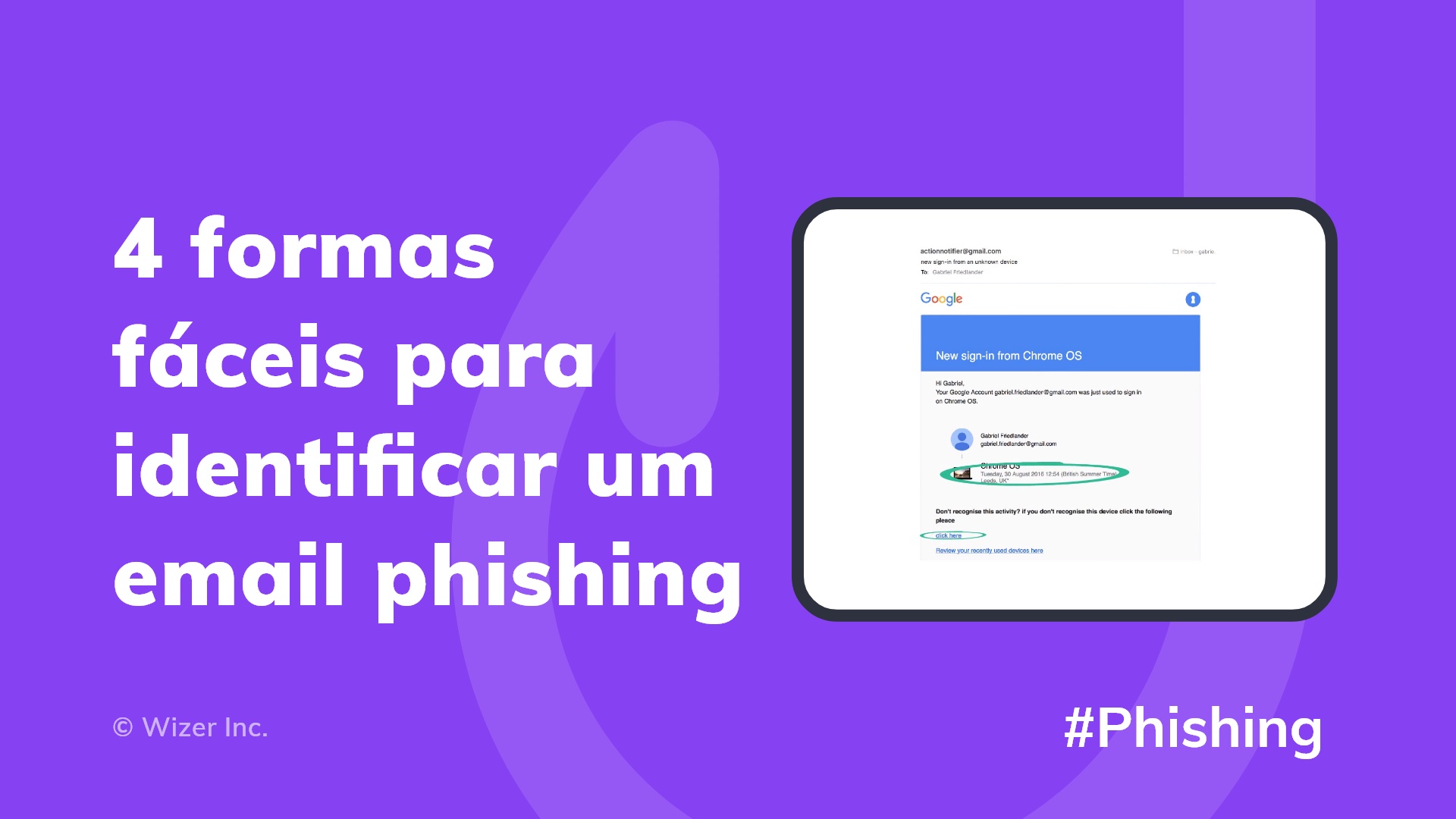 4 formas fáceis para identificar um email phishing