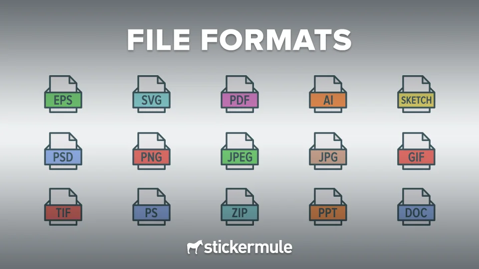 What File Formats Does Vistaprint Accept What file formats do you accept? | Sticker Mule