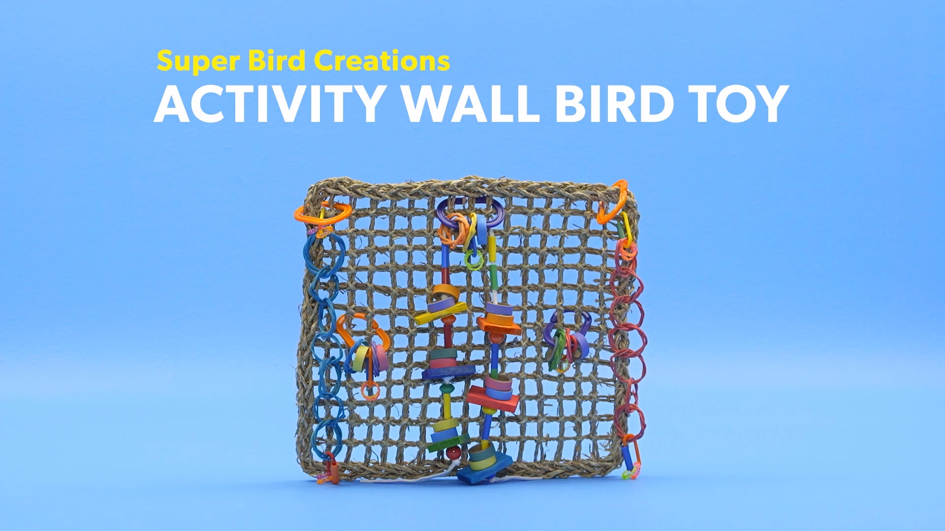 Super Bird Creations Mini Activity Wall Toy for Birds 
