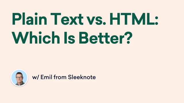 Plain Text vs. HTM: Which Is Better?