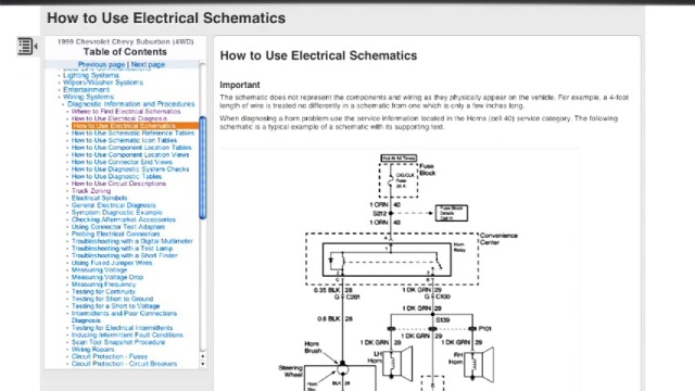 Wiring Schematics Interpretation