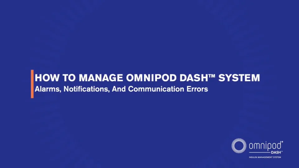 Omnipod DASH® How-To Videos