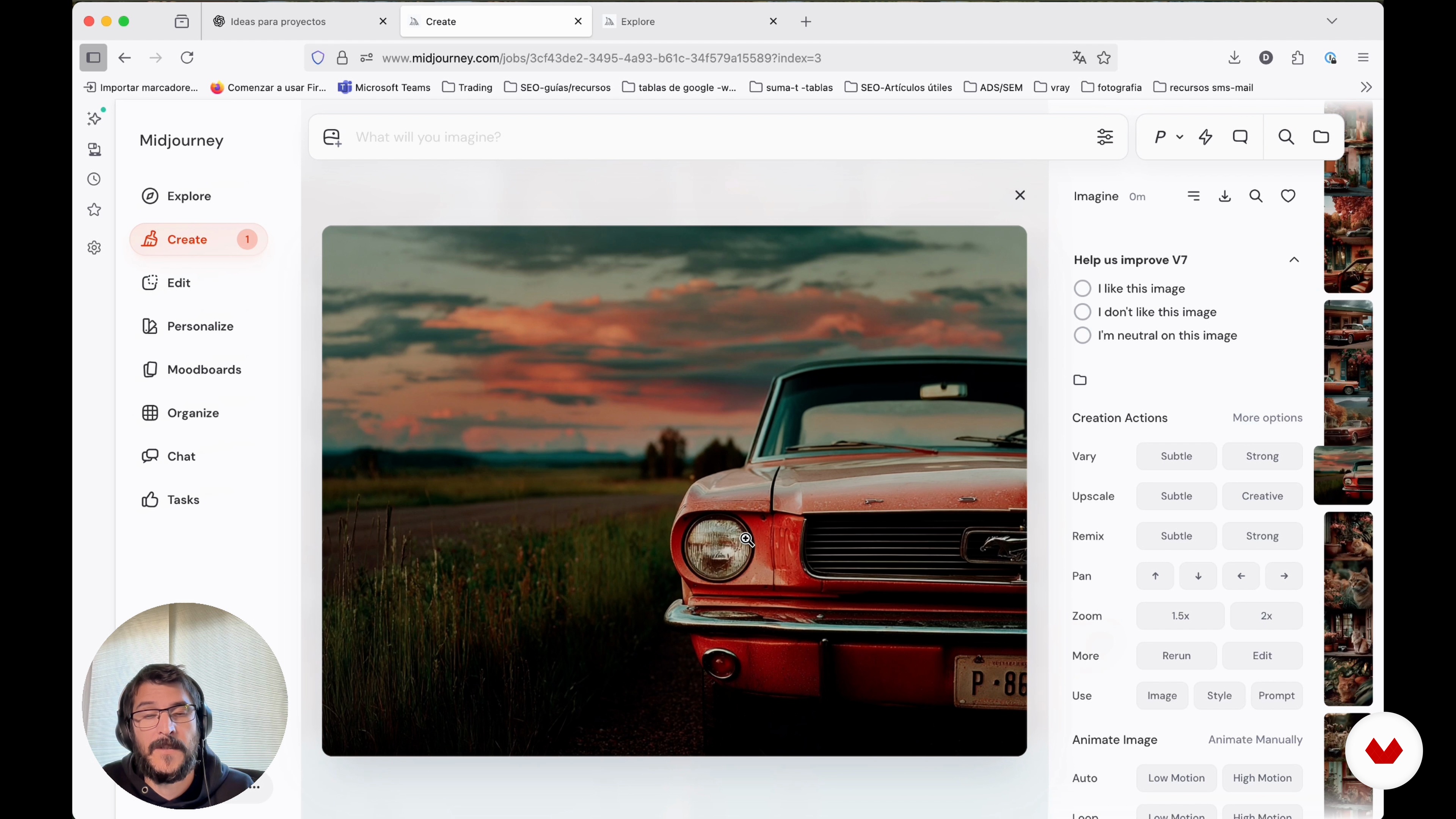 Criando e utilizando mood boards personalizados no MidJourney