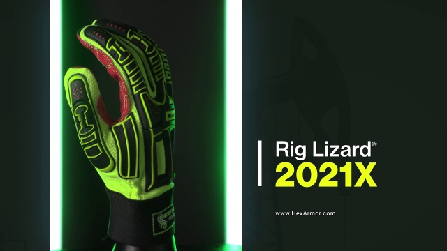 HexArmor Rig Lizard 2090X 6064808 Polietilén, üvegszál, Nylon, Elasztán Vágás ellen védő kesztyű