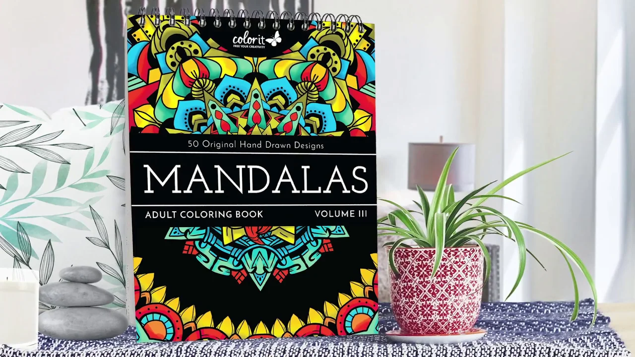Adult Coloring Book - Mandalas #3: Coloring Book for Adults Featuring 50  Beautiful Mandala Designs (Hobby Habitat Coloring Books)