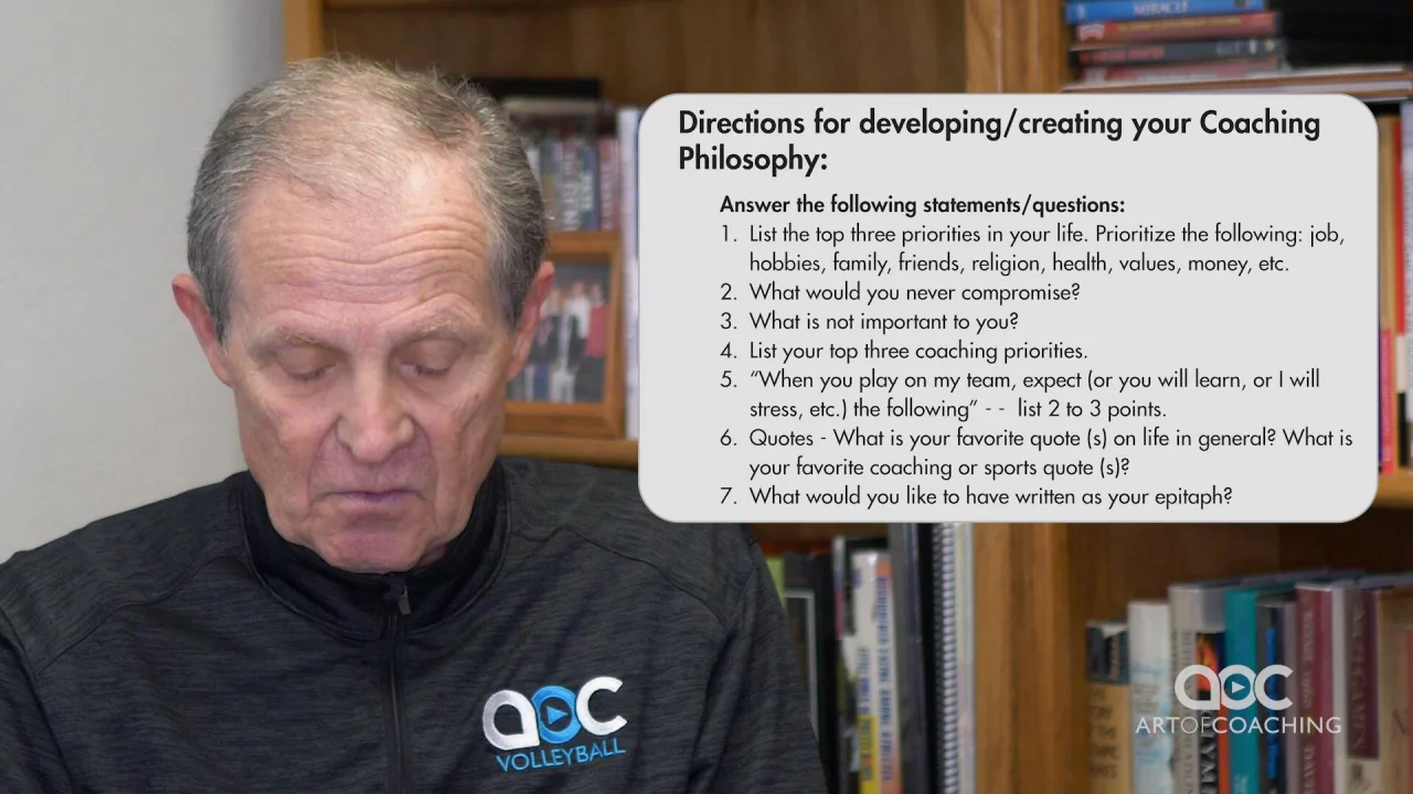How to create a coaching philosophy that will clarify your message and  improve your team - The Art of Coaching Volleyball