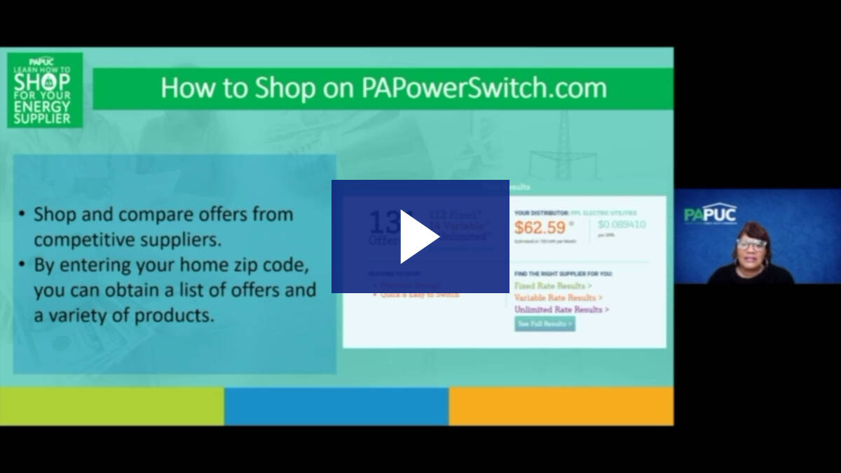 PUC: How to Shop for Your Energy Suppliers