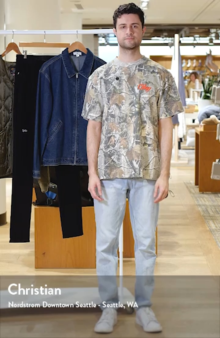 Obey Airbrushed Rose Logo Camouflage T-Shirt | Nordstrom