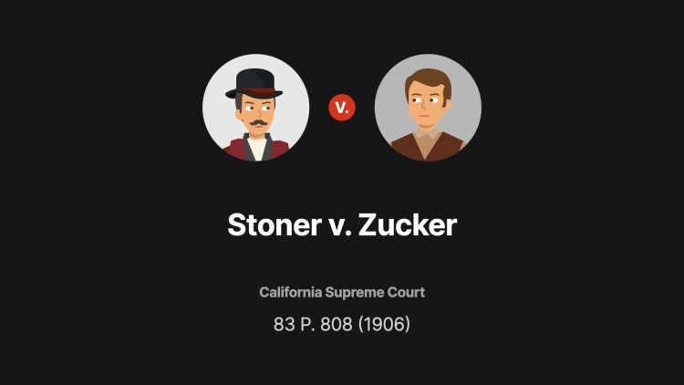 Stoner v. Zucker