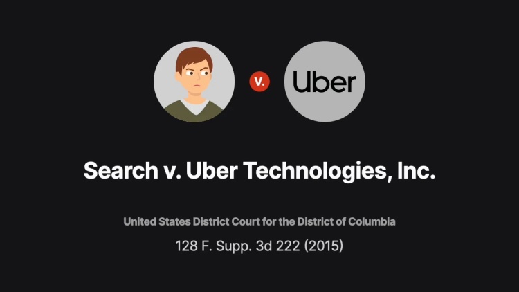 Search v. Uber Technologies, Inc.