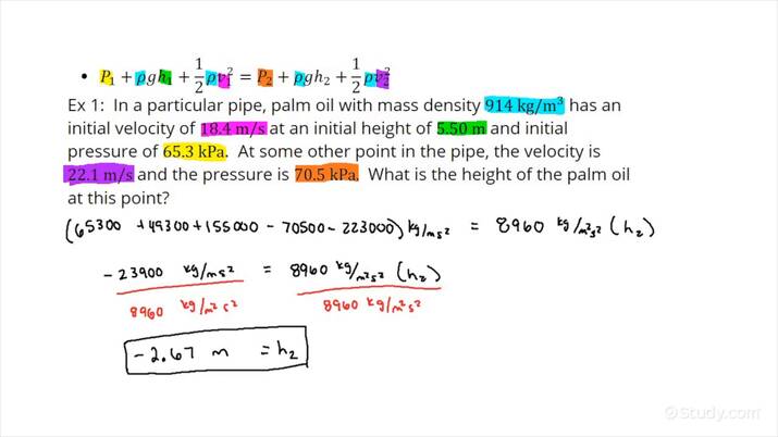 how-to-use-bernoulli-s-equation-to-find-the-height-a-fluid-can-reach