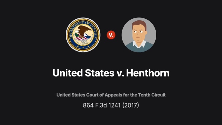 United States v. Henthorn