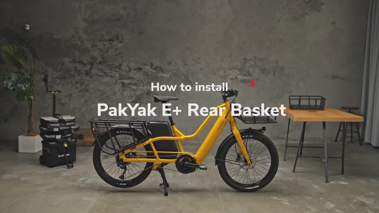 Pakyak E Rear Basket How to video