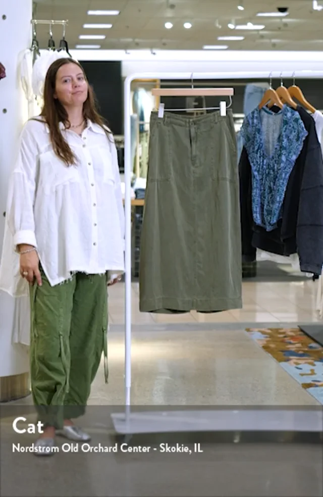 スカート TREASURE SKIRT Treasure & Bond Utility Maxi Skirt | Nordstrom
