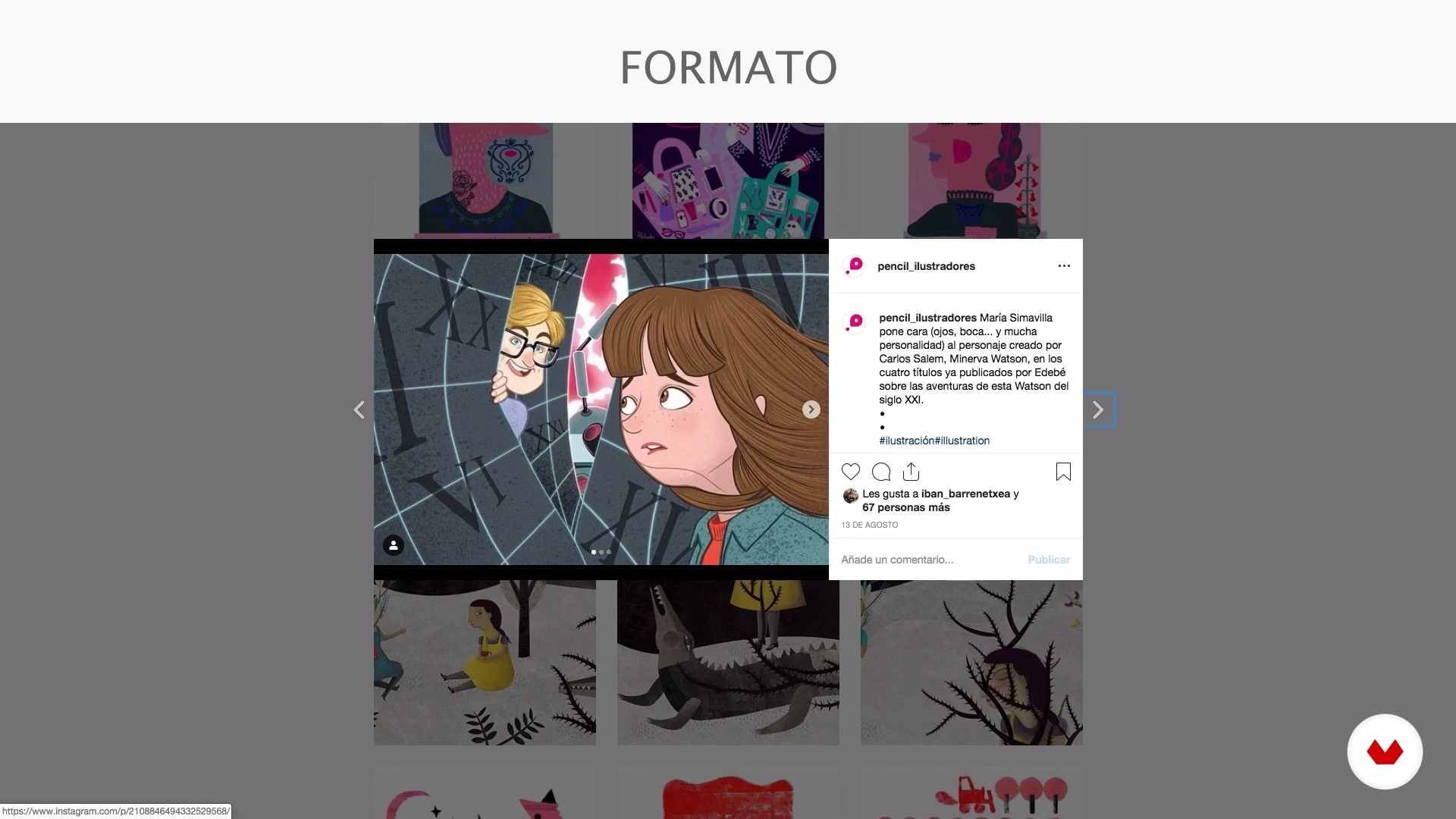 Contents for our Instagram and how to display them