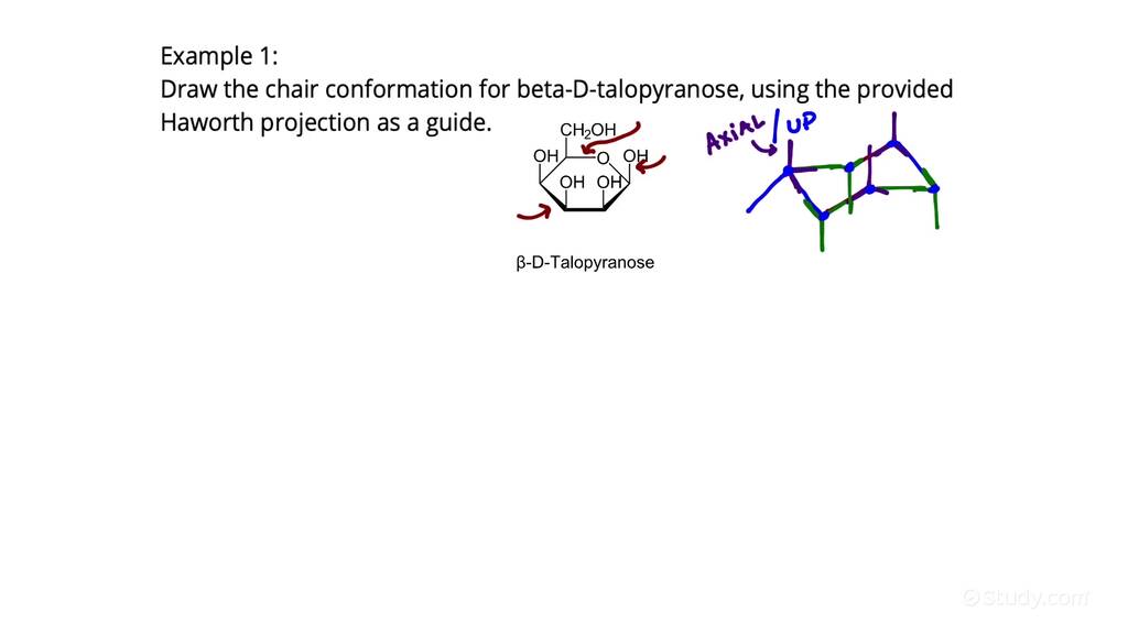 Drawing Chair Conformations Chemistry