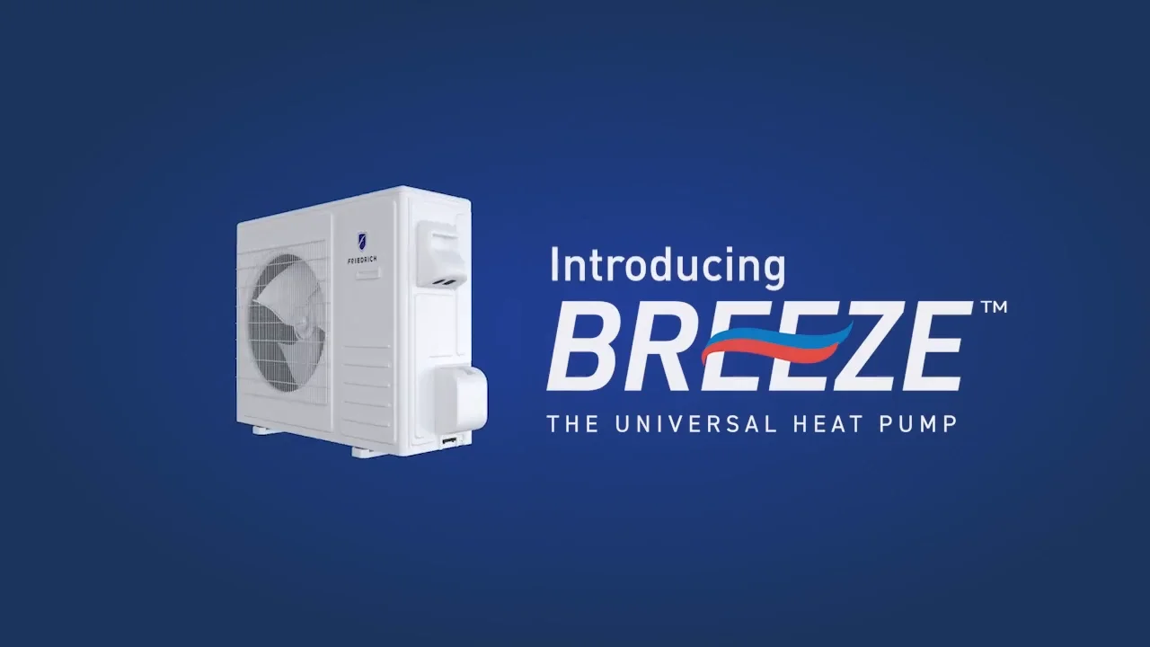 Friedrich 24,000 BTU Ton Breeze Central Ducted Heat Pump Split System