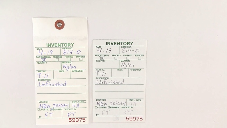 Waterproof Inventory Tags