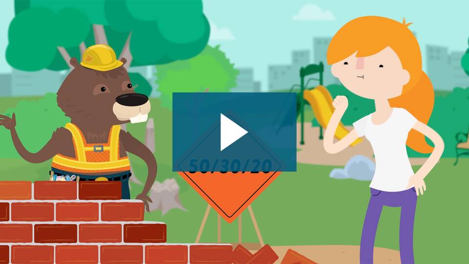 Video thumbnail for Building a Budget with a play button over the top.
