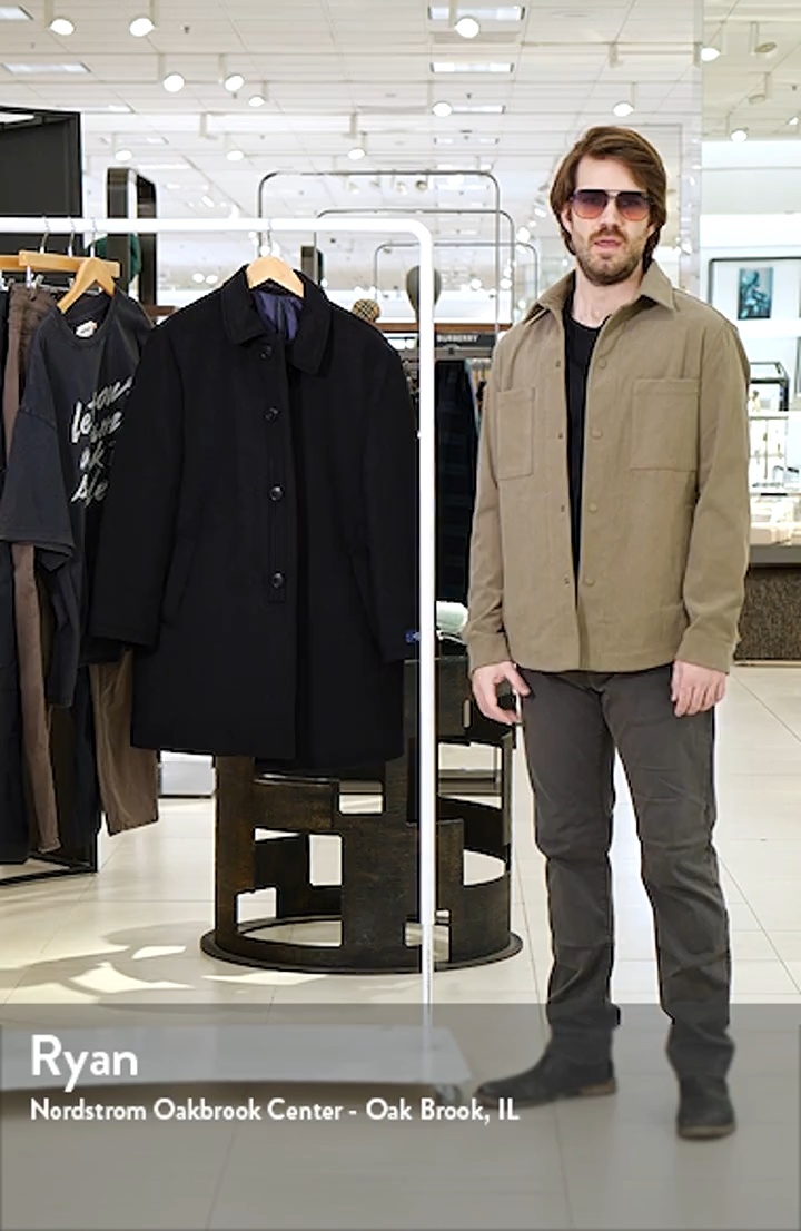 Hart Schaffner Marx Melville Wool Blend Longline Coat | Nordstrom