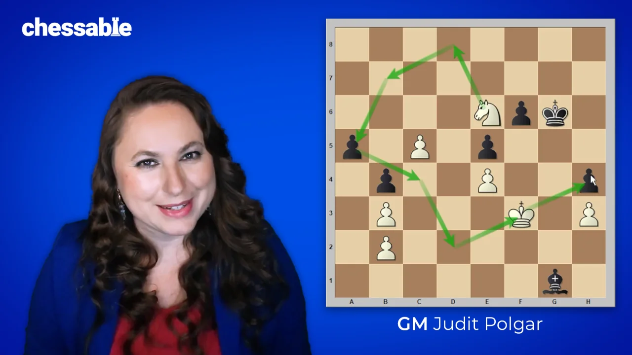 👑 Judit Polgar, the strongest - FIDE Checkmate Coronavirus