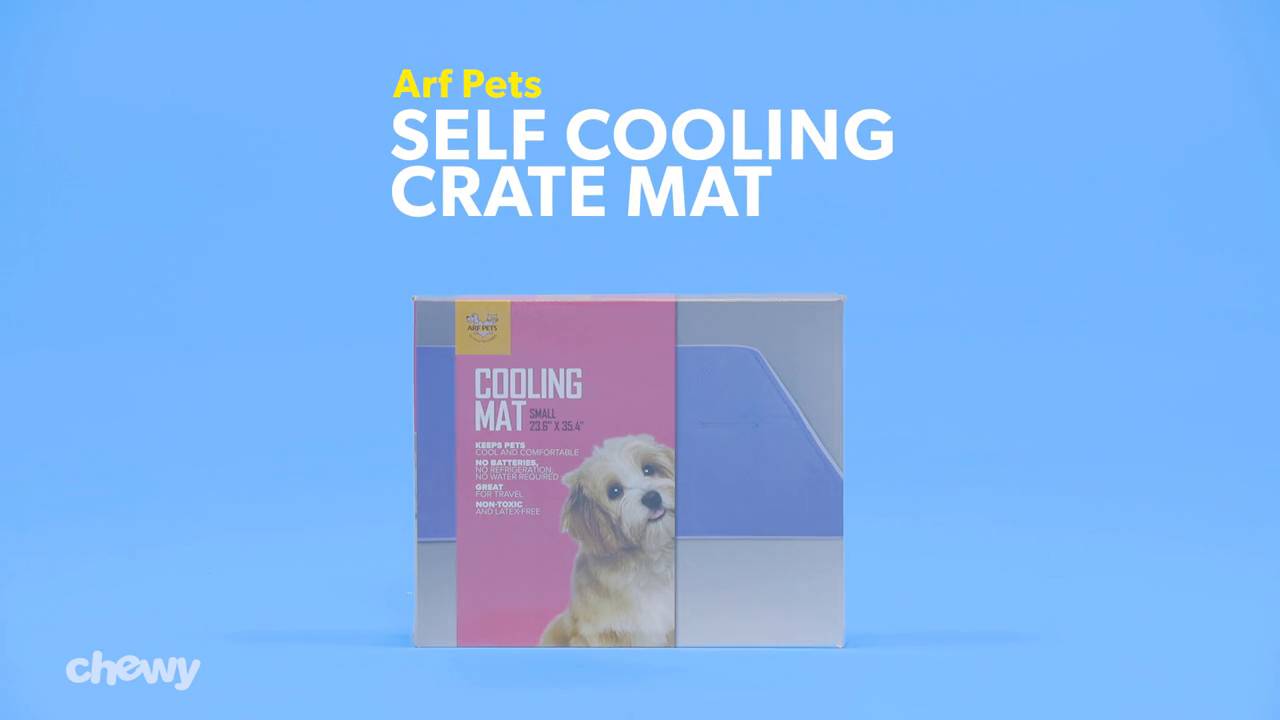 ARF PETS Self-Cooling Solid Gel Dog Crate Mat, 35 x 55 in - Chewy.com