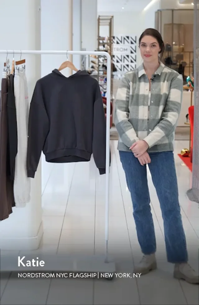 EDIKTED Bonney Bow Oversize Hoodie | Nordstrom