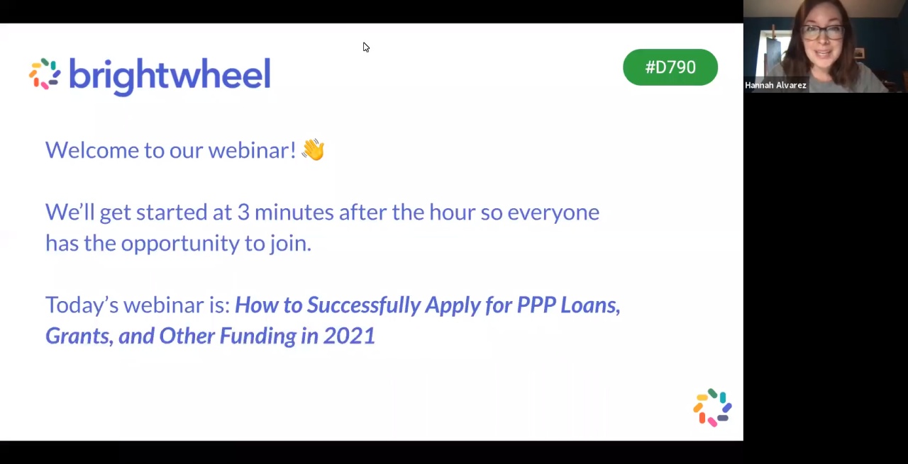 Brightwheel webinar: How to Successfully Apply for PPP Loans, Grants, and Other Funding in 2021