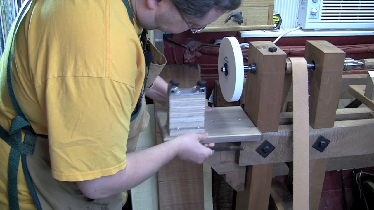 Hand Cranked Grinding Wheel - The Renaissance Woodworker