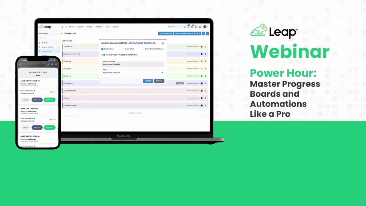 Power Hour: Master Progress Boards and Automations - Leap