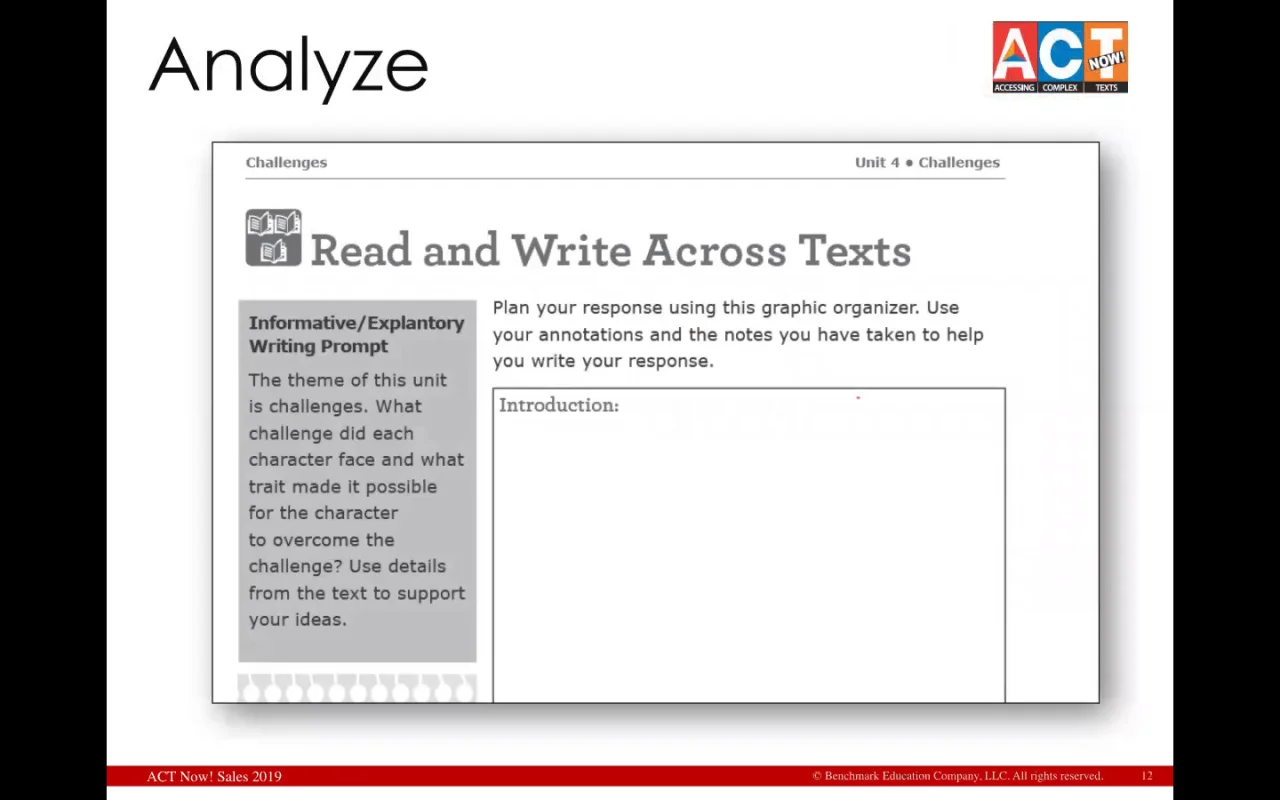 ACT Now en español – Close Reading of Complex Texts in Spanish