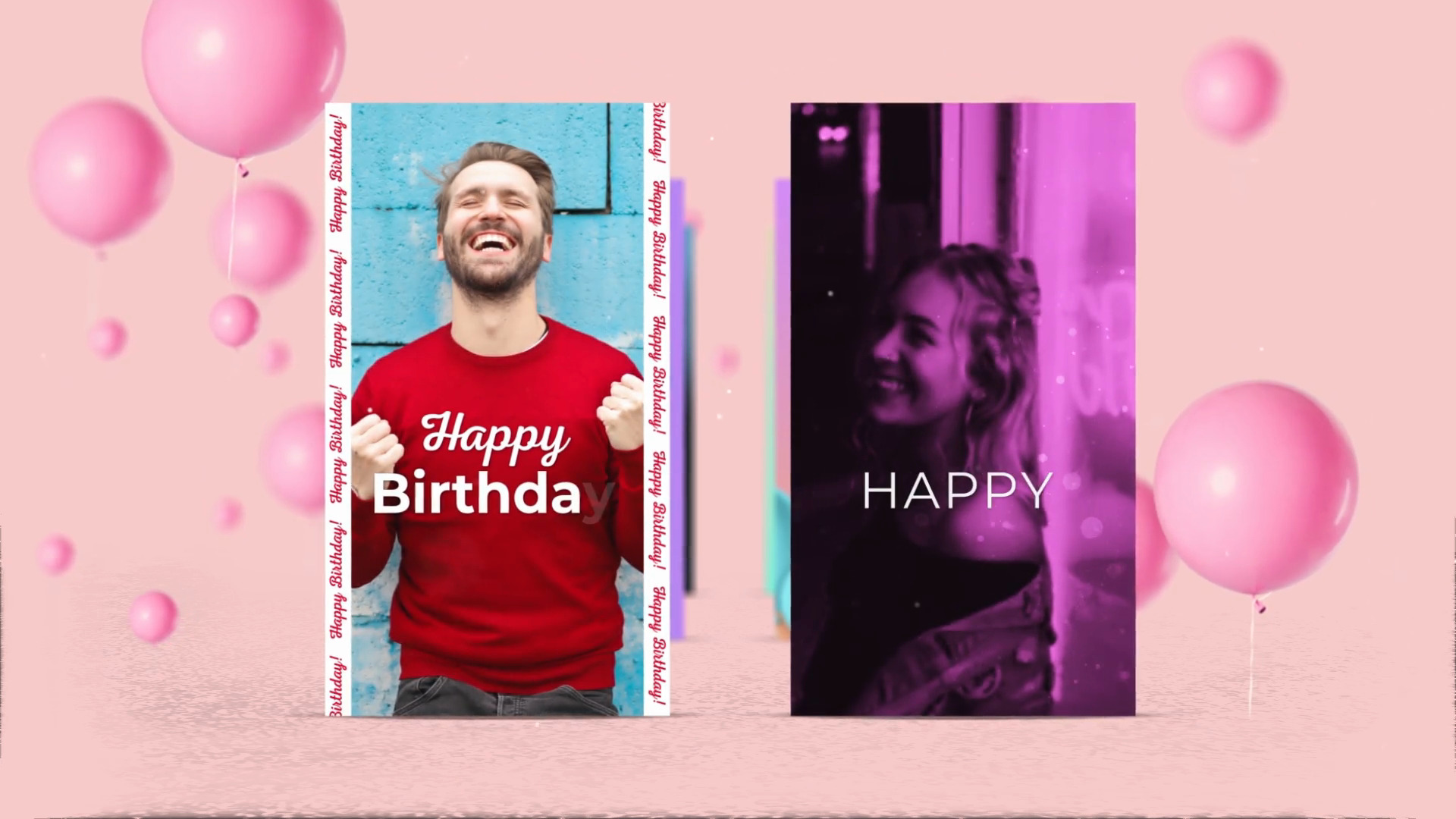 happy birthday template after effects video download