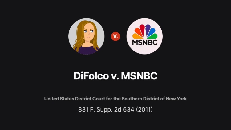 DiFolco v. MSNBC