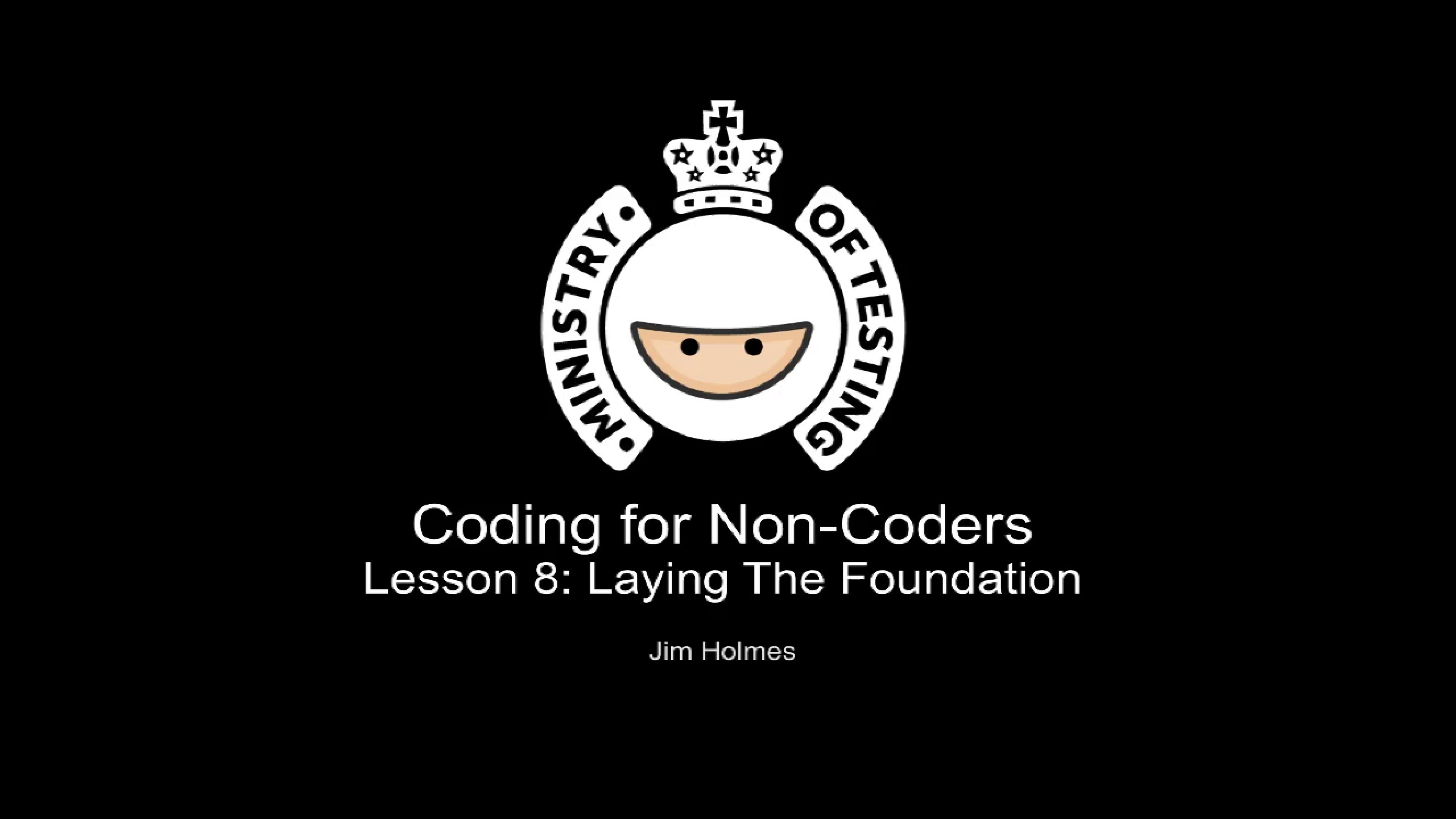 Laying The Foundation