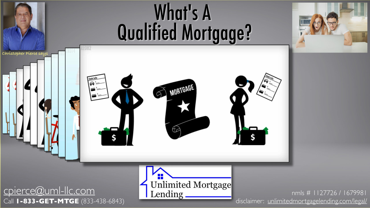 What Is A Qualified Mortgage? Unlimited Mortgage Lending