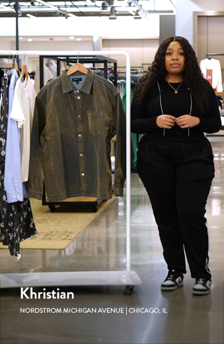 PURPLE BRAND Ombré Denim Shirt Jacket | Nordstromrack