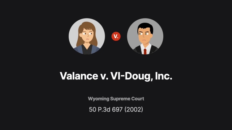 Valance v. VI-Doug, Inc.