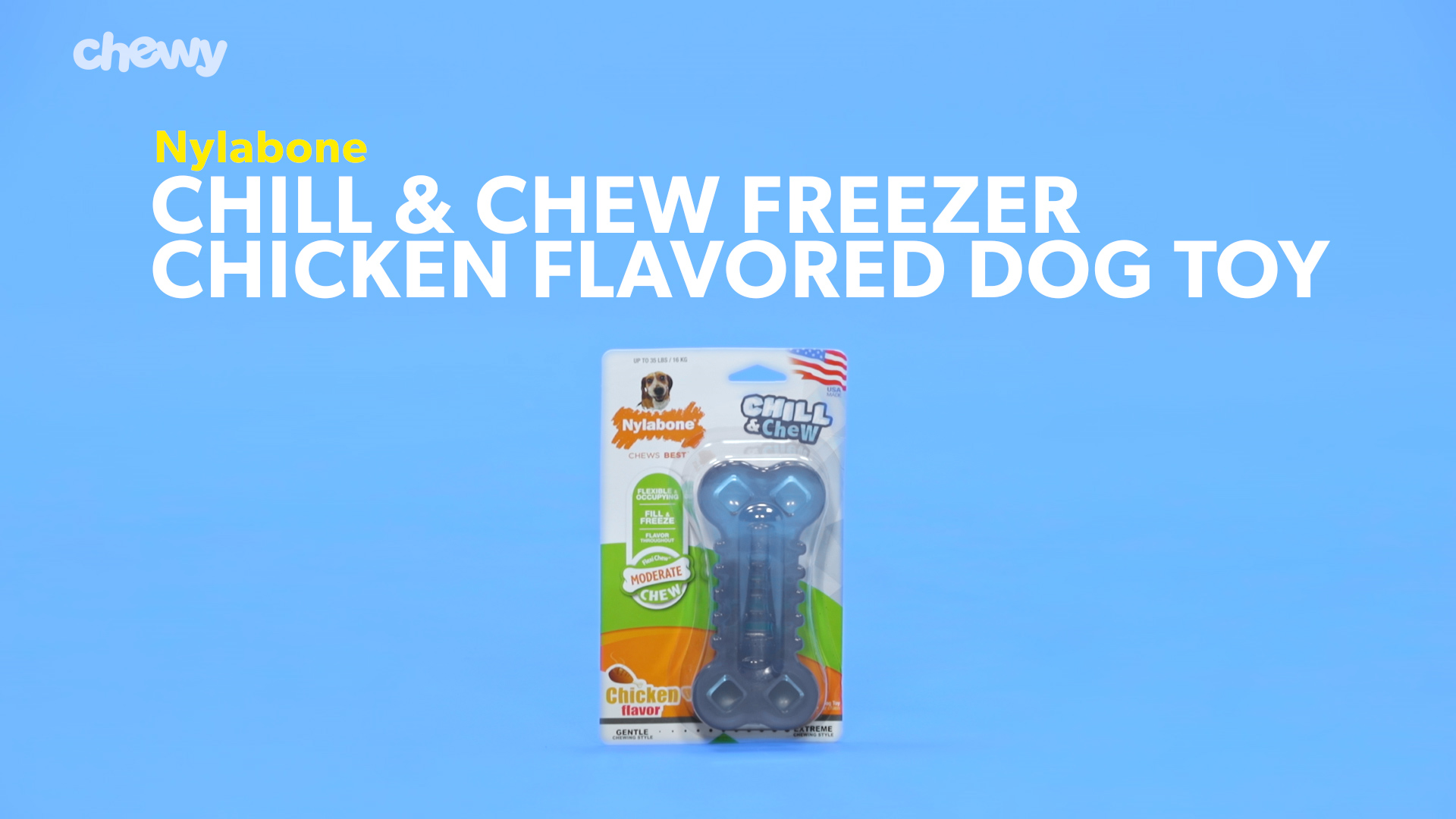 nylabone chill and chew freezer